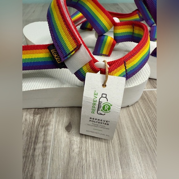 Teva Women's Sandals with Rainbow Straps - Picture 5 of 7